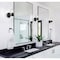 Westinghouse Fixture Wall 60W Sylvestre, Matte Black CylIndoorical Clear Glass 6115500 - alternate 2